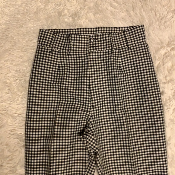 VTG 90’s State of the Art Gingham/Checker stirrup pants - Picture 3 of 5